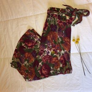 Vintage wide leg gaucho pants